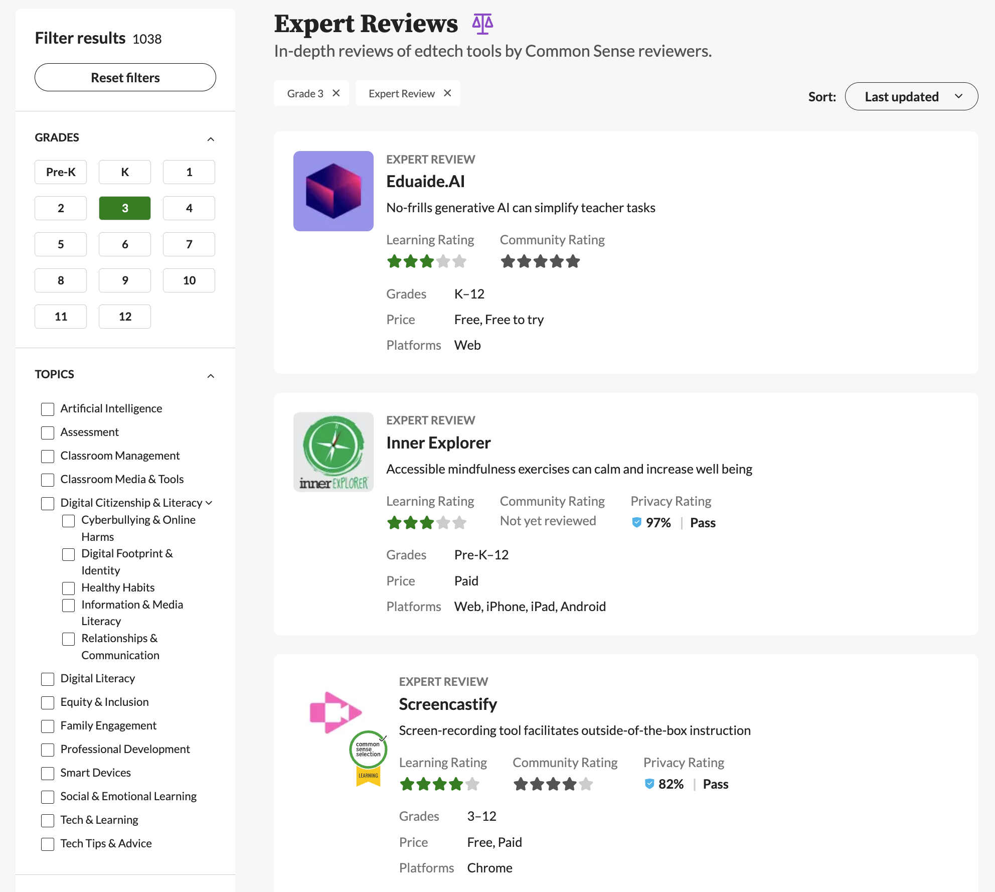 selectionsearch Selection for Learning award in search